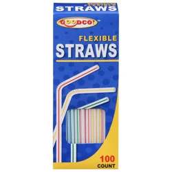 GoodCo Flexible Straws 100 ea