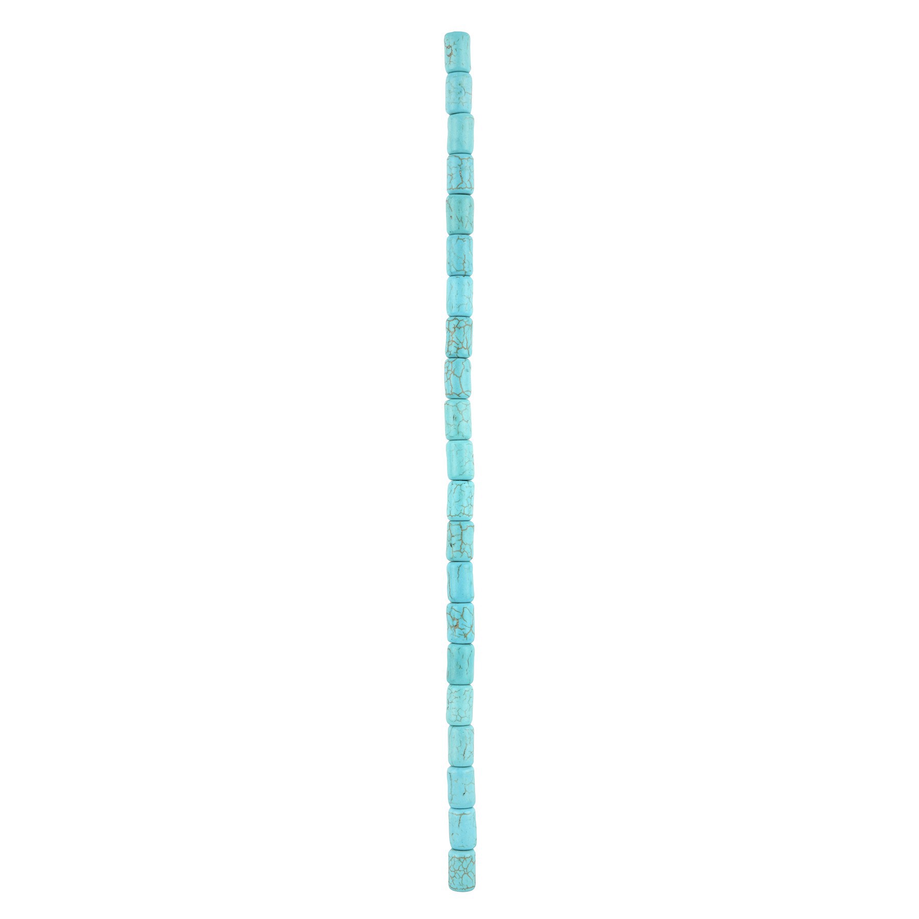 slide 3 of 3, Turquoise Howlite Tube Beads, 12mm By Bead Landing, 12mm