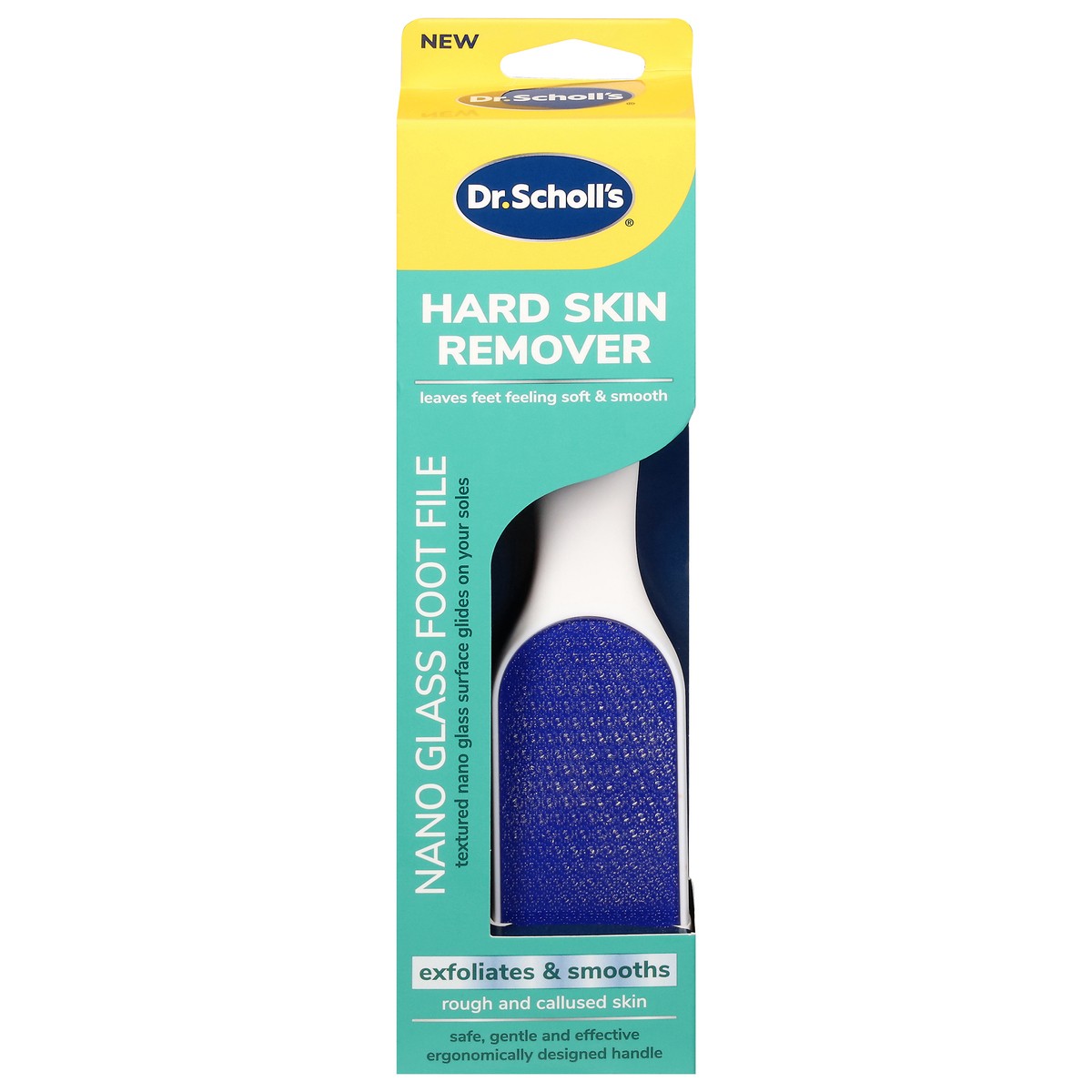 slide 6 of 11, Dr. Scholl's Hard Skin Remover Nano Glass Foot File, 1 ct