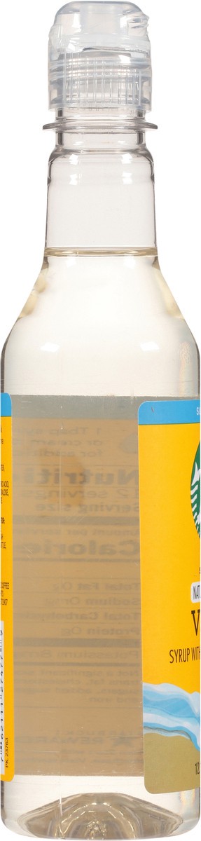 slide 7 of 9, Starbucks Naturally Flavored Sugar-Free Vanilla Coffee Syrup, 1 bottle of 12.7 fl. oz. (360 mL), 12.17 oz