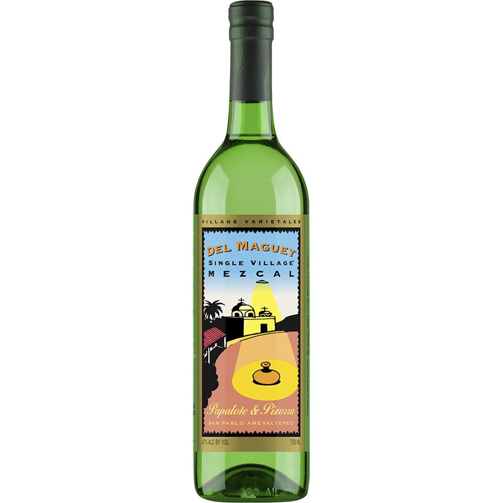 slide 1 of 1, Del Maguey Papalote & Pizorra 750mL, 94 Proof, 750 ml