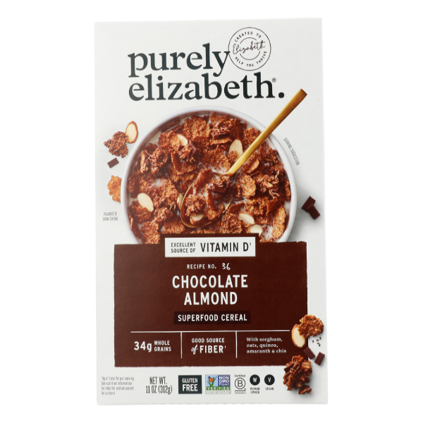 slide 1 of 1, Purely Elizabeth Chocolate Almond Superfood Cereal 11 oz, 
