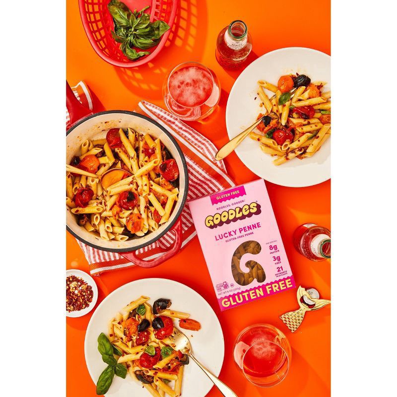 slide 2 of 3, Goodles Gluten Free Dry Pasta Lucky Penne - 8oz, 8 oz