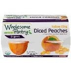slide 1 of 1, Wholesome Pantry Diced Peaches in Juice, 16 oz
