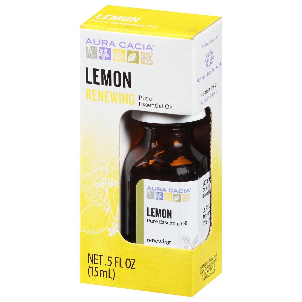 slide 13 of 13, Aura Cacia Lemon Essential Oil, 0.5 fl oz