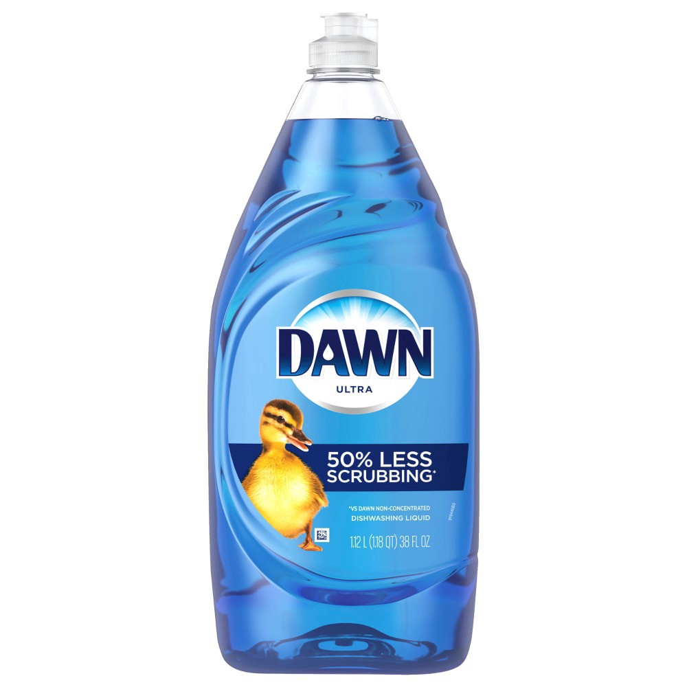 slide 16 of 18, Dawn Ultra Dish Soap Liquid, Dishwashing Liquid, Grease Removal, Original, 38oz, 38 fl oz