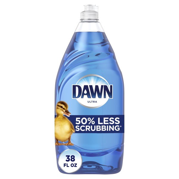 slide 12 of 18, Dawn Ultra Dish Soap Liquid, Dishwashing Liquid, Grease Removal, Original, 38oz, 38 fl oz