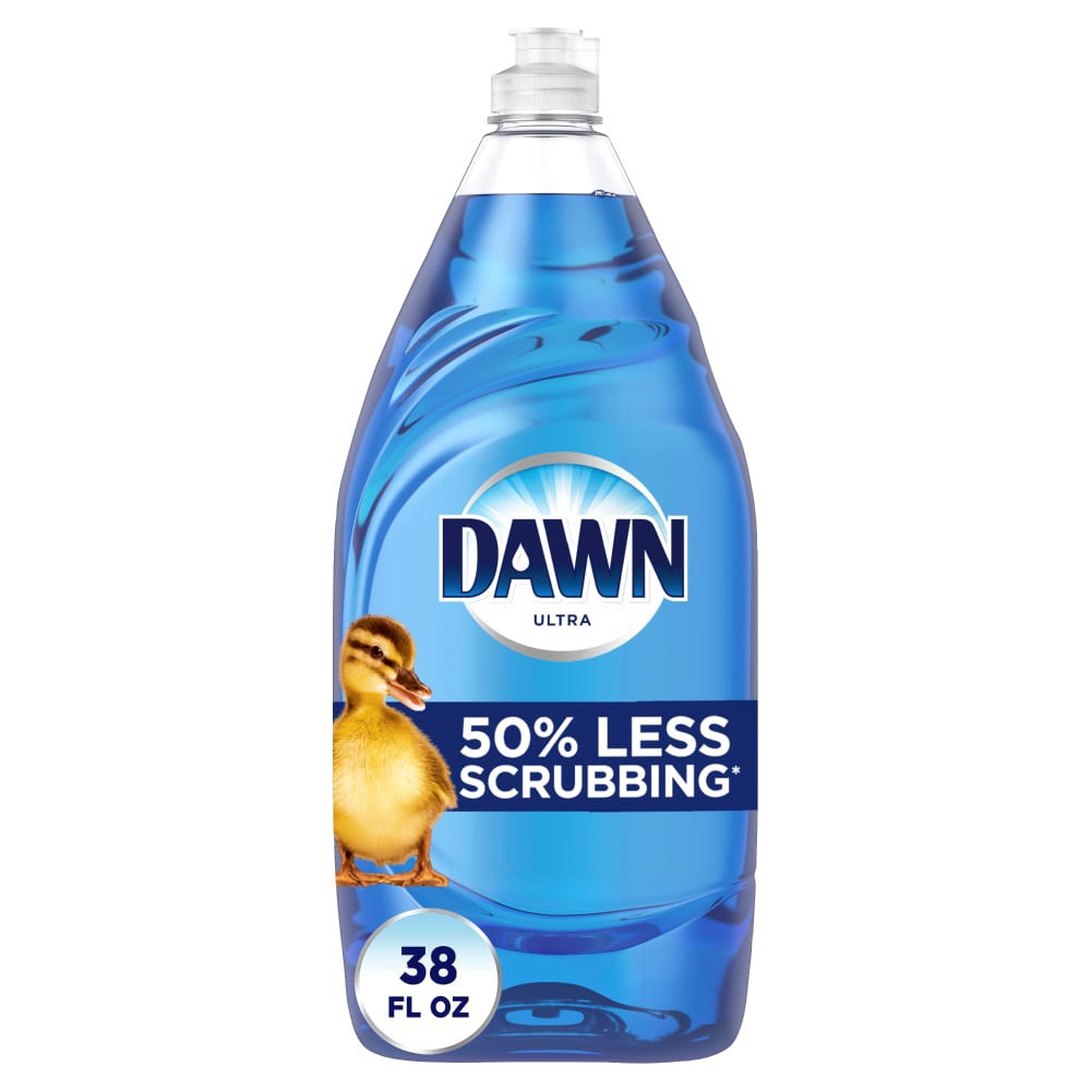 slide 6 of 18, Dawn Ultra Dish Soap Liquid, Dishwashing Liquid, Grease Removal, Original, 38oz, 38 fl oz
