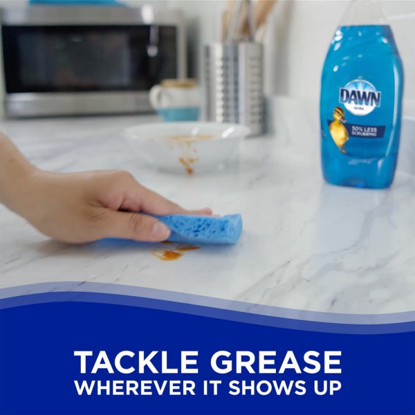 slide 2 of 18, Dawn Ultra Dish Soap Liquid, Dishwashing Liquid, Grease Removal, Original, 38oz, 38 fl oz