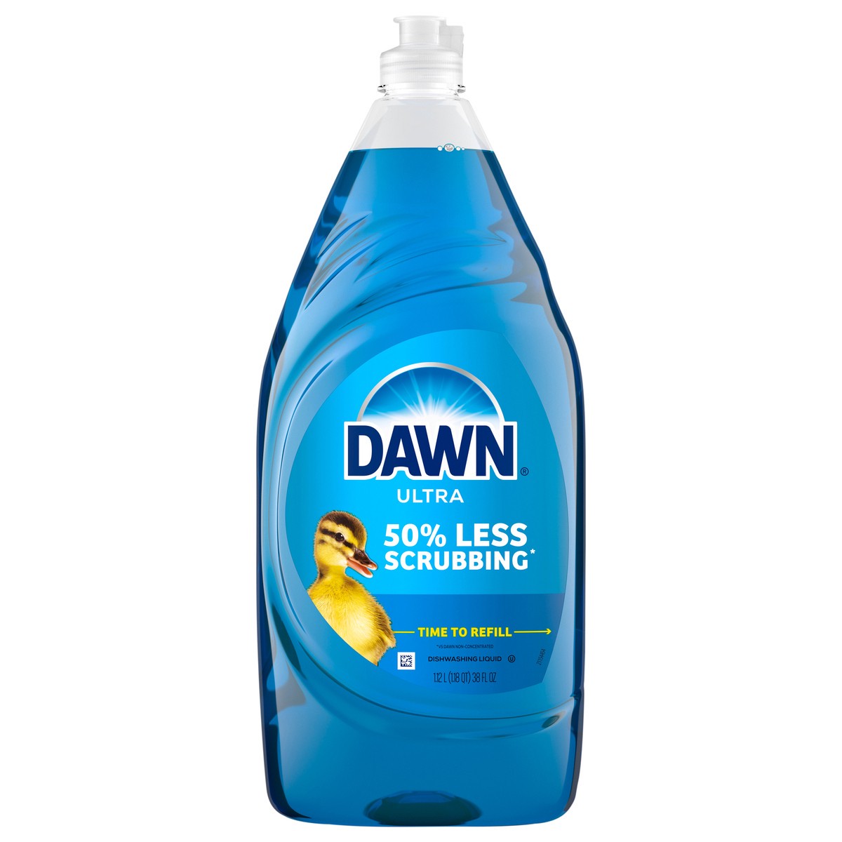 slide 1 of 18, Dawn Ultra Dish Soap Liquid, Dishwashing Liquid, Grease Removal, Original, 38oz, 38 fl oz