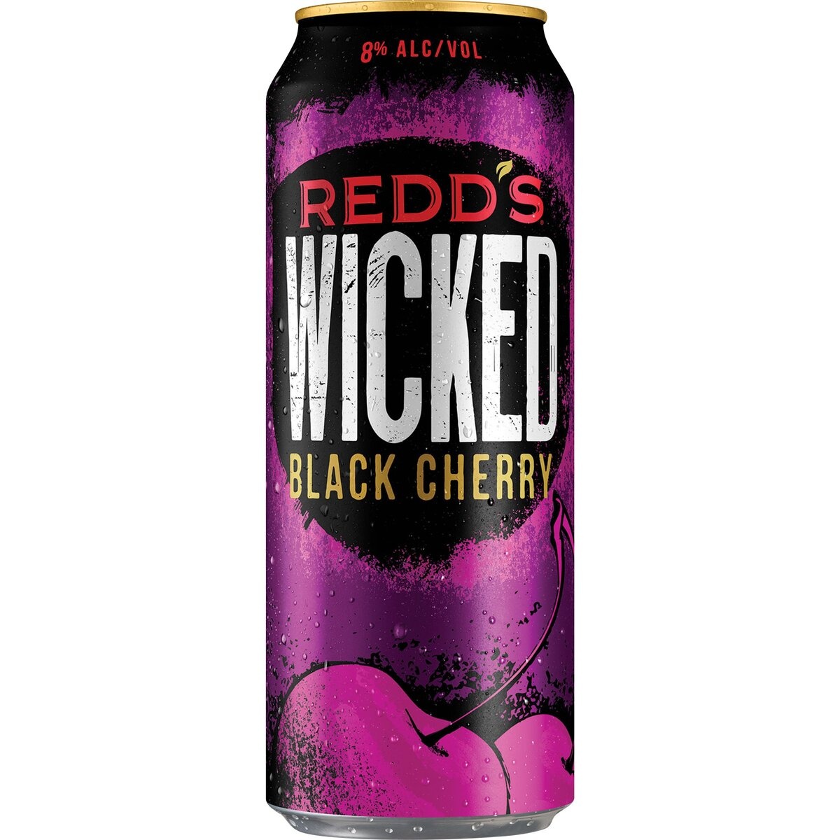 slide 2 of 3, Redd's Wicked Black Cherry Ale 24Oz C, 24 oz