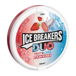 Ice Breakers Duo Strawberry Sugar Free Mint Candies