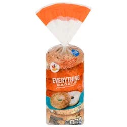 Everything Pre-Sliced Bagels - 6 ct