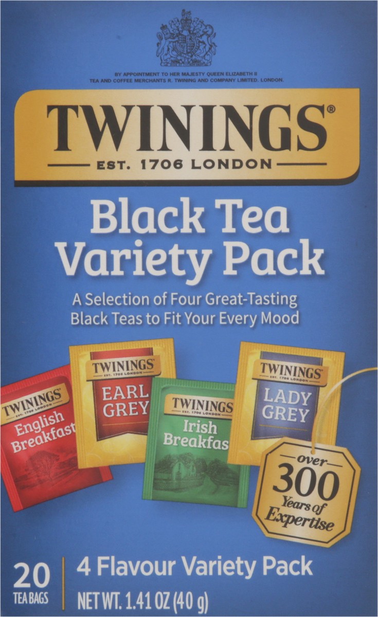 slide 7 of 15, Twinings 4 Flavour Black Tea Variety Pack 20 Bags, 20 ct