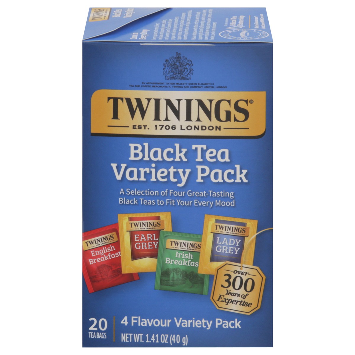 slide 12 of 15, Twinings 4 Flavour Black Tea Variety Pack 20 Bags, 20 ct