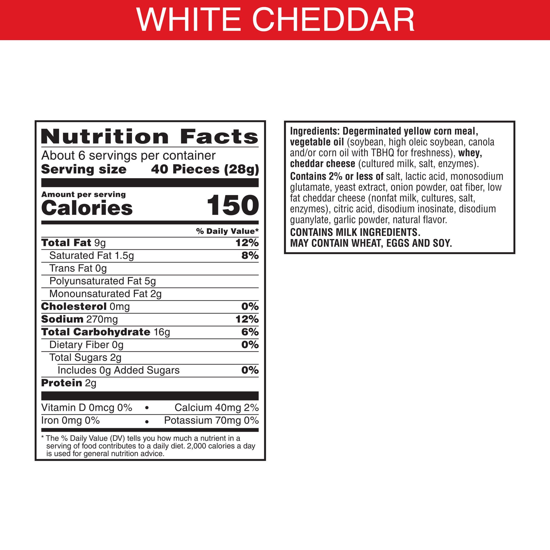 slide 3 of 5, Cheez-It Puff'd Cheesy Baked Snacks, Puffed Snack Crackers, Kids Snacks, White Cheddar, 5.75oz Bag, 1 Bag, 5.75 oz