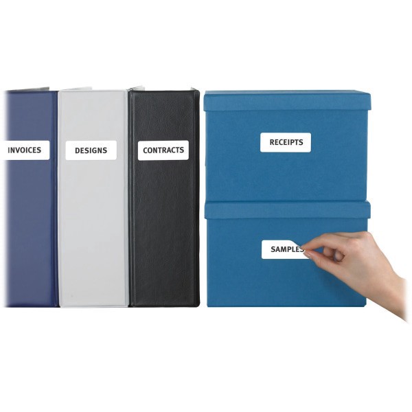 slide 5 of 10, Avery 1 x 2-5/8 Inkjet/Laser Removable I.D. Labels - White, 750 ct