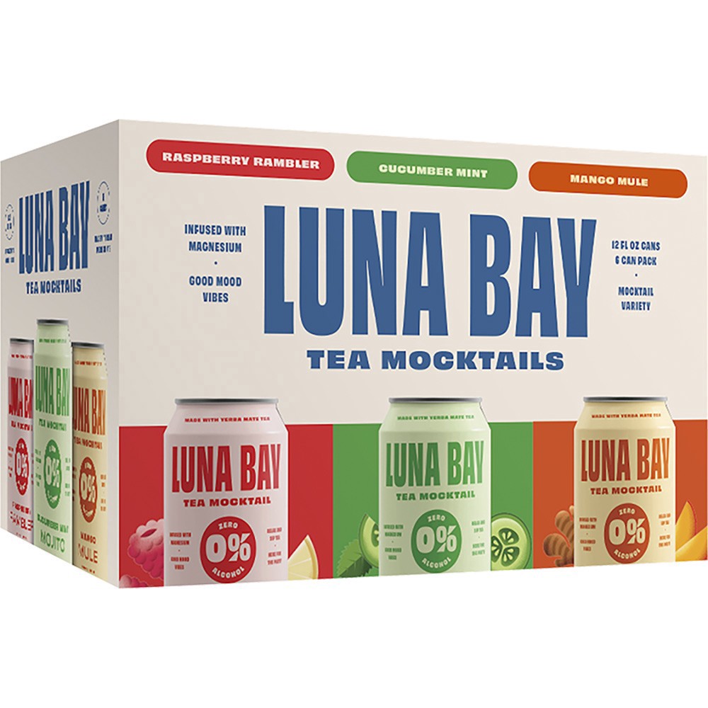 slide 1 of 1, Luna Bay Mocktail Variety, 6 ct; 12 oz