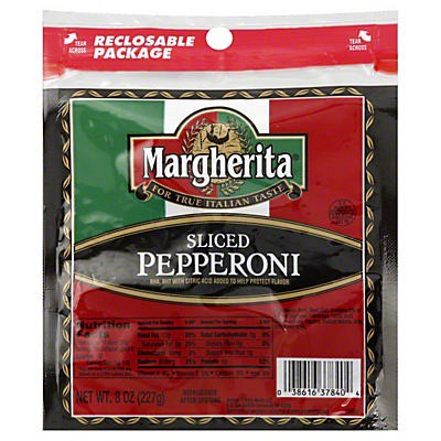 slide 1 of 1, Margherita Pepperoni Pillow Pack, 8 oz, 8 oz