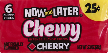 slide 1 of 1, Ferrara Candy Company Now & Later Now & Later Chewy Cherry Pp 0.93 Oz, 0.93 oz