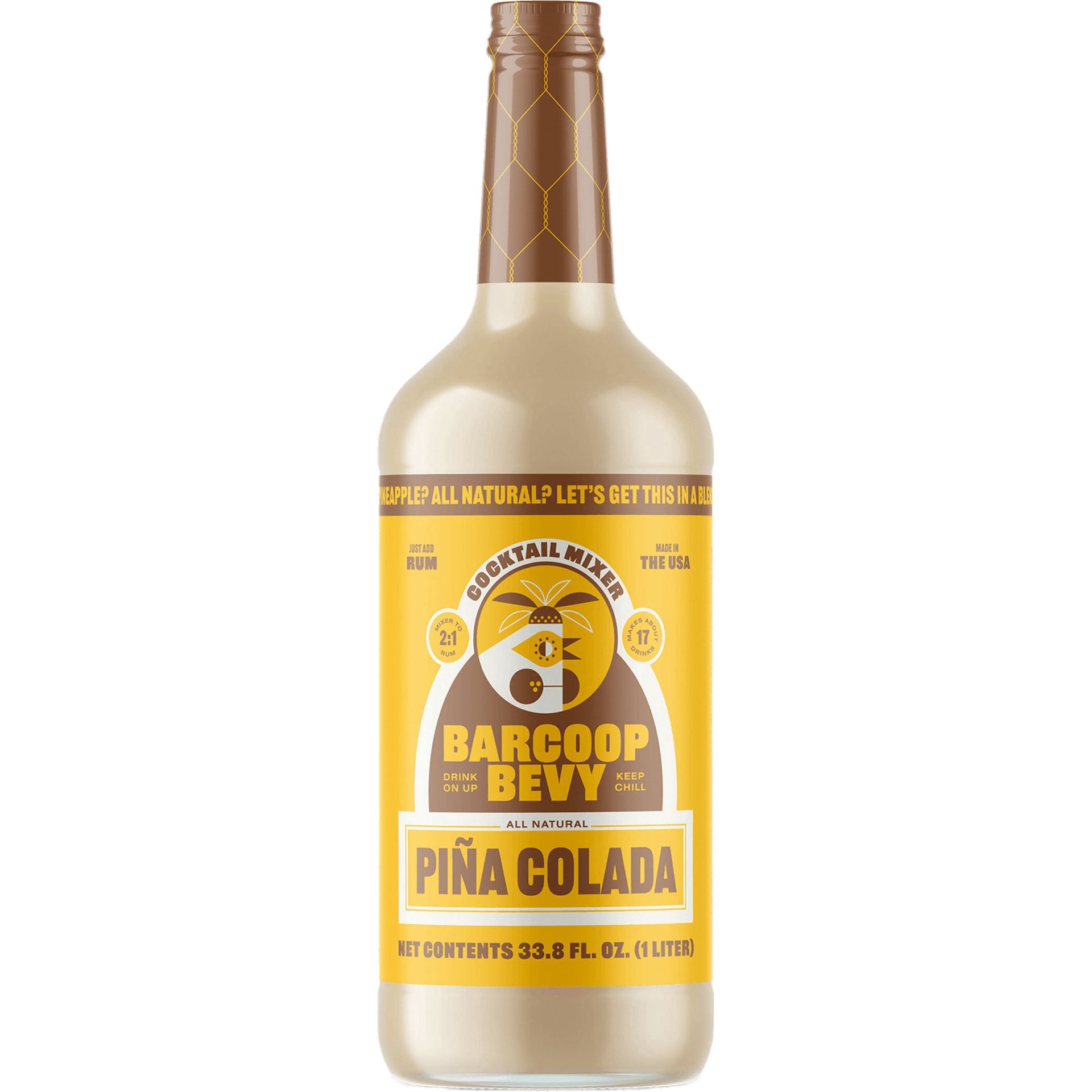 slide 1 of 1, Barcoop Bevy Piña Colada Mix, 33.8 oz