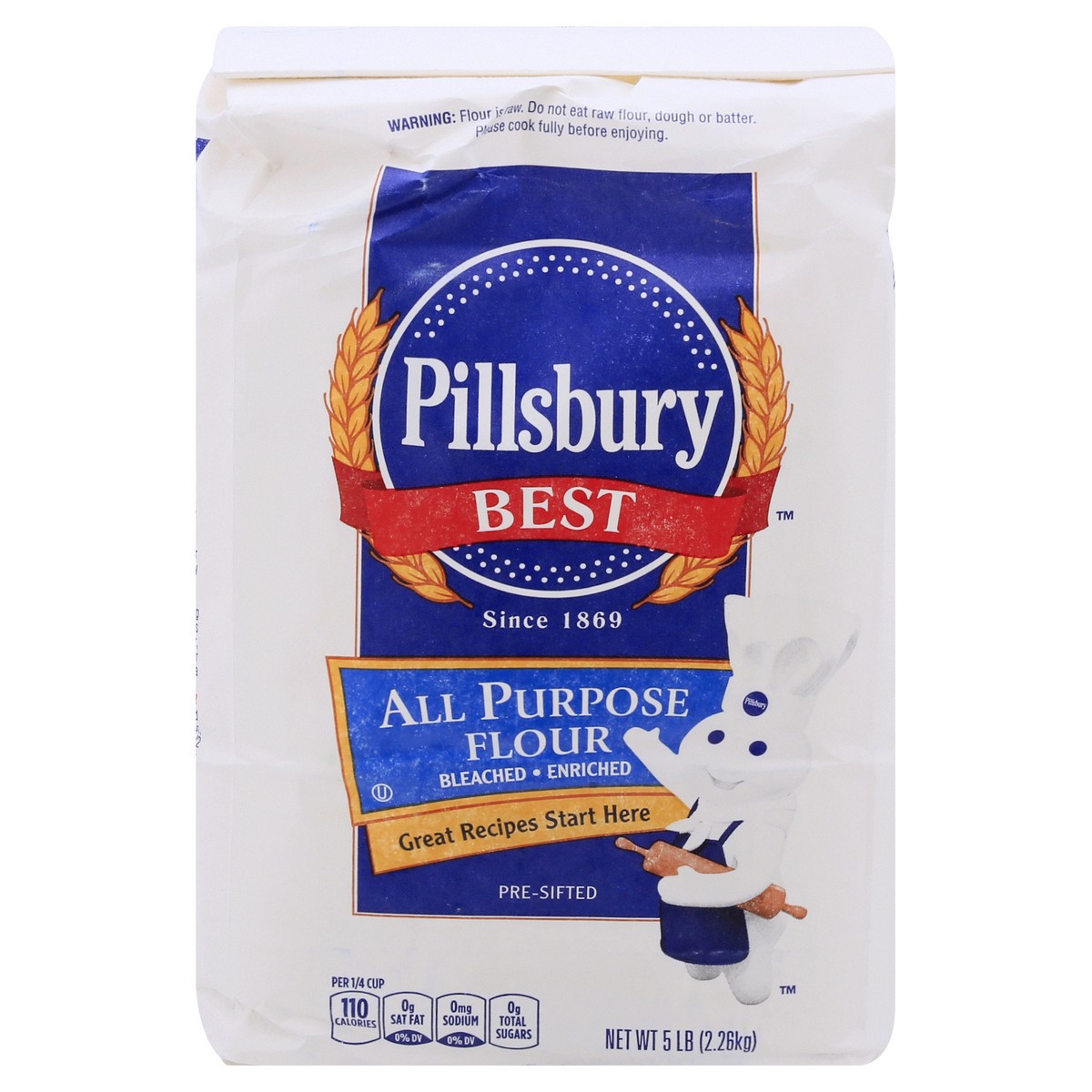 slide 13 of 13, Pillsbury Best Best Bleached Enriched All Purpose Flour 5 lb, 5 lb