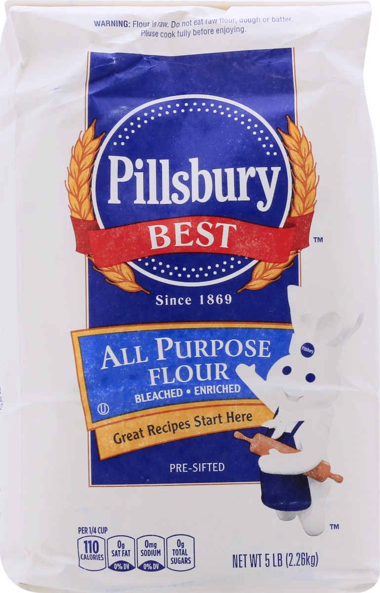 slide 10 of 13, Pillsbury Best Best Bleached Enriched All Purpose Flour 5 lb, 5 lb