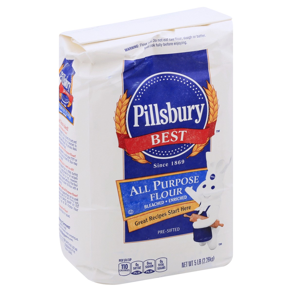 slide 7 of 13, Pillsbury Best Best Bleached Enriched All Purpose Flour 5 lb, 5 lb