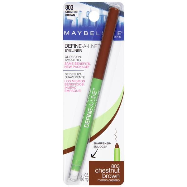 slide 1 of 1, Maybelline New York Define-A-Line Chestnut Brown Eye Liner, 1 ct