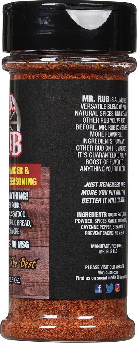 slide 3 of 14, Mr. Rub Flavor Enhancer & All Purpose Seasoning 5.5 oz, 5.5 oz