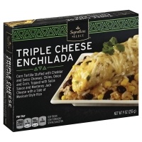 slide 1 of 1, Signature Select Enchilada Triple Cheese With Suiza Sauce, 9 oz