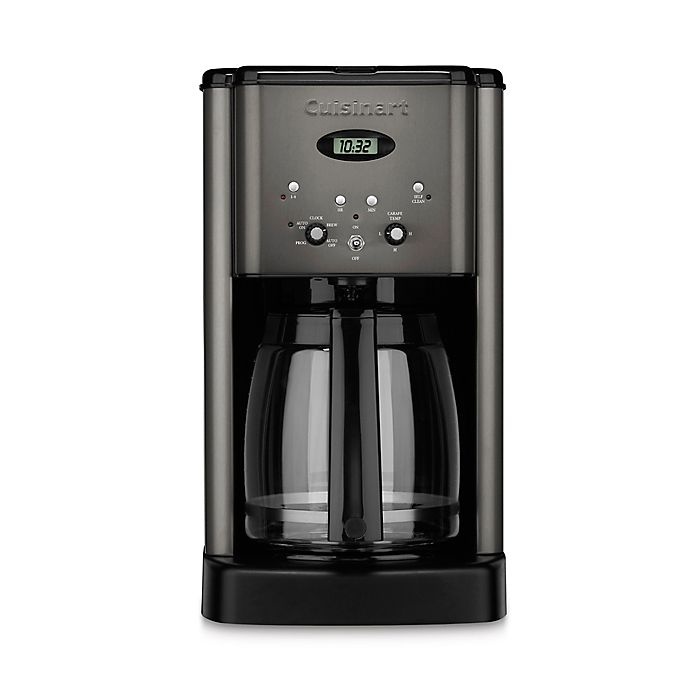 slide 1 of 1, Cuisinart Brew Central 12-Cup Coffee Maker - Black Stainless Steel, 1 ct