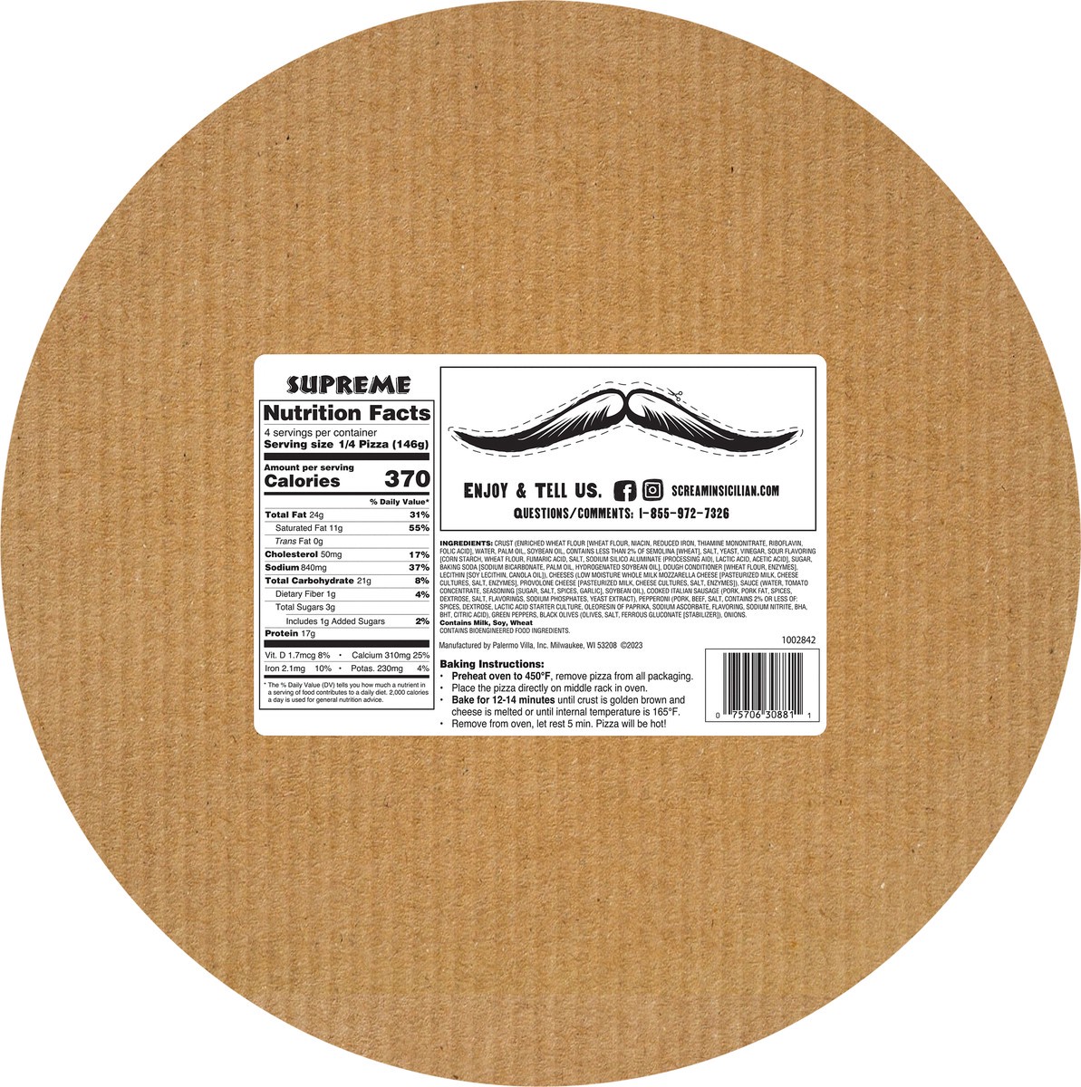 slide 3 of 10, Screamin' Sicilian Tavern Style Supreme Pizza 20.60 oz, 20.6 oz