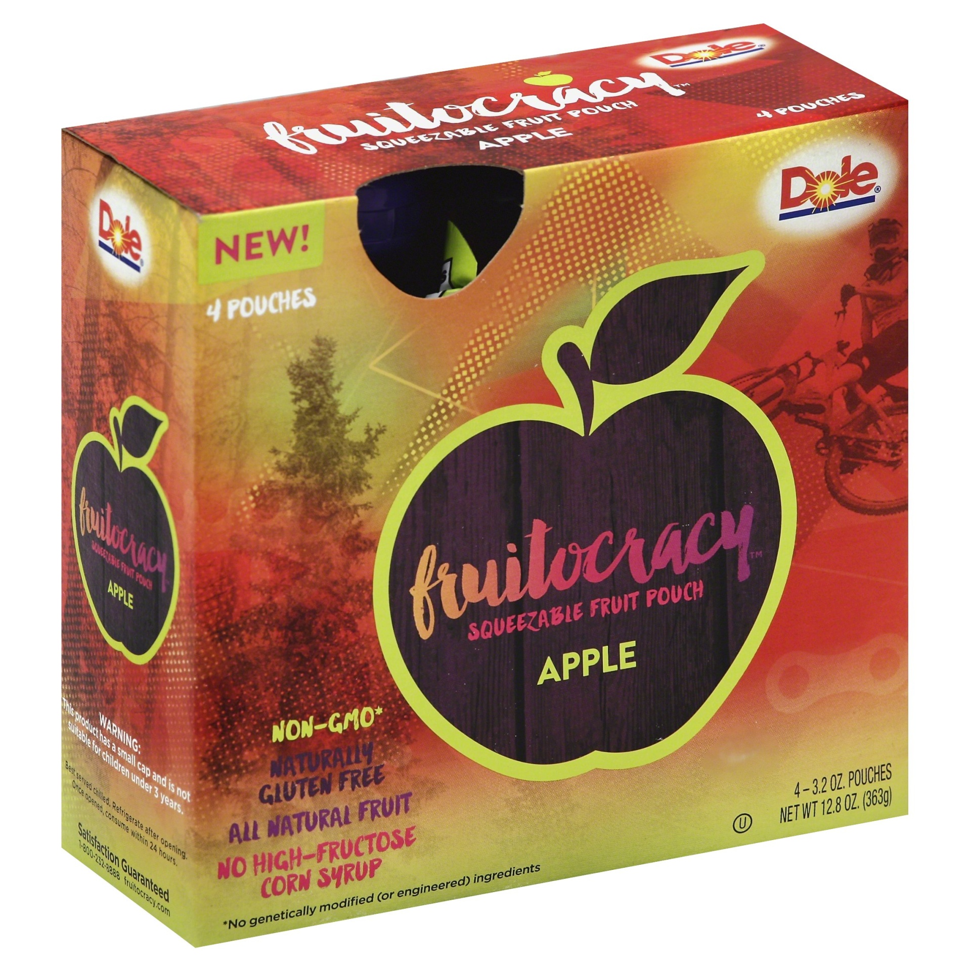 Dole Fruitocracy Apple Squeezable Fruit 4 ct; 3.2 oz | Shipt