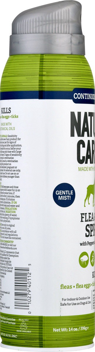 slide 4 of 9, Natural Care + With Peppermint Oil & Eugenol Flea & Tick Spray 14 oz, 14 oz