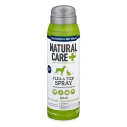 Natural Care + With Peppermint Oil & Eugenol Flea & Tick Spray 14 oz