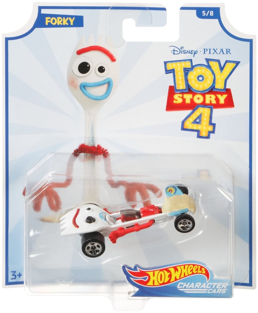 slide 1 of 1, Mattel Hot Wheels Disney Pixar Toy Story 4 Forky Character Car, 1 ct