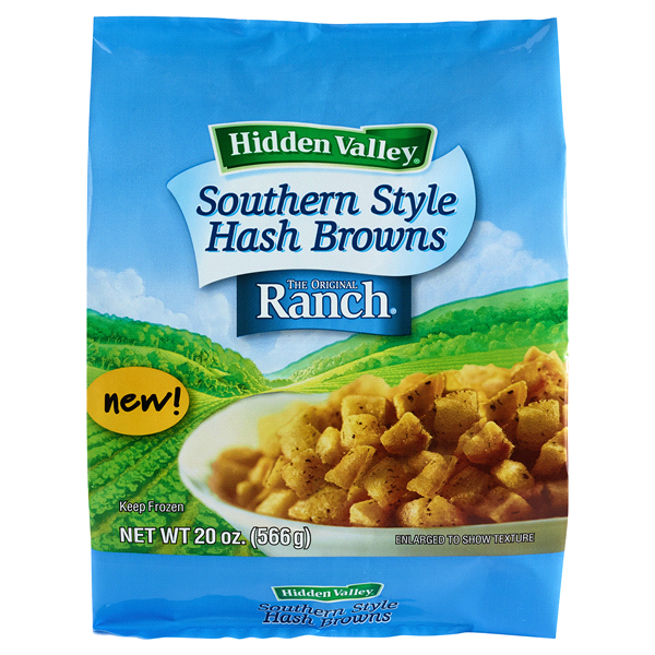 slide 1 of 1, Hidden Valley Southern Style Hash Browns, 20 oz