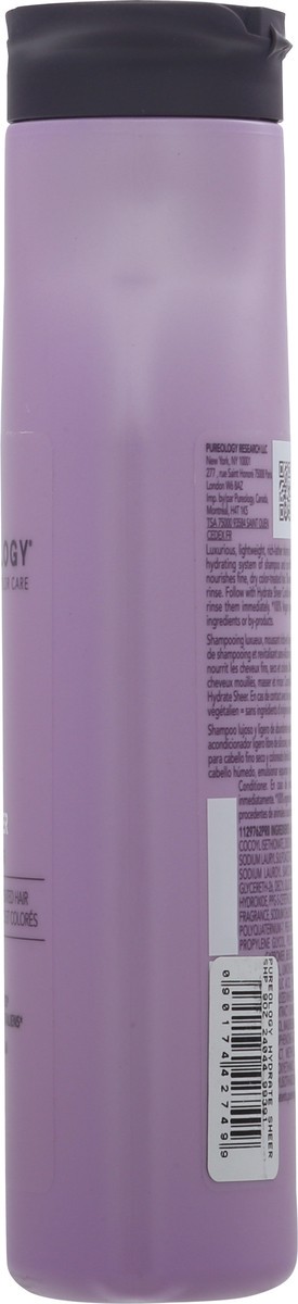 slide 2 of 12, Pureology Hydrate Sheer Shampoo 9 fl oz, 9 fl oz