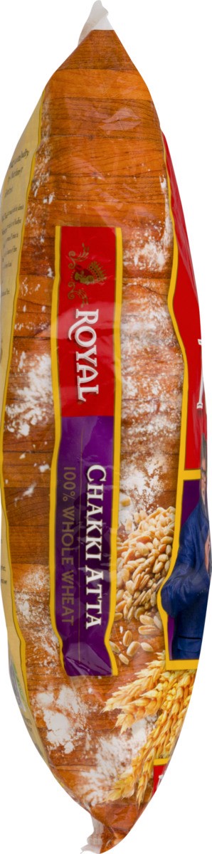 slide 6 of 9, Royal Chakki Atta 100% Whole Wheat, 20 lb
