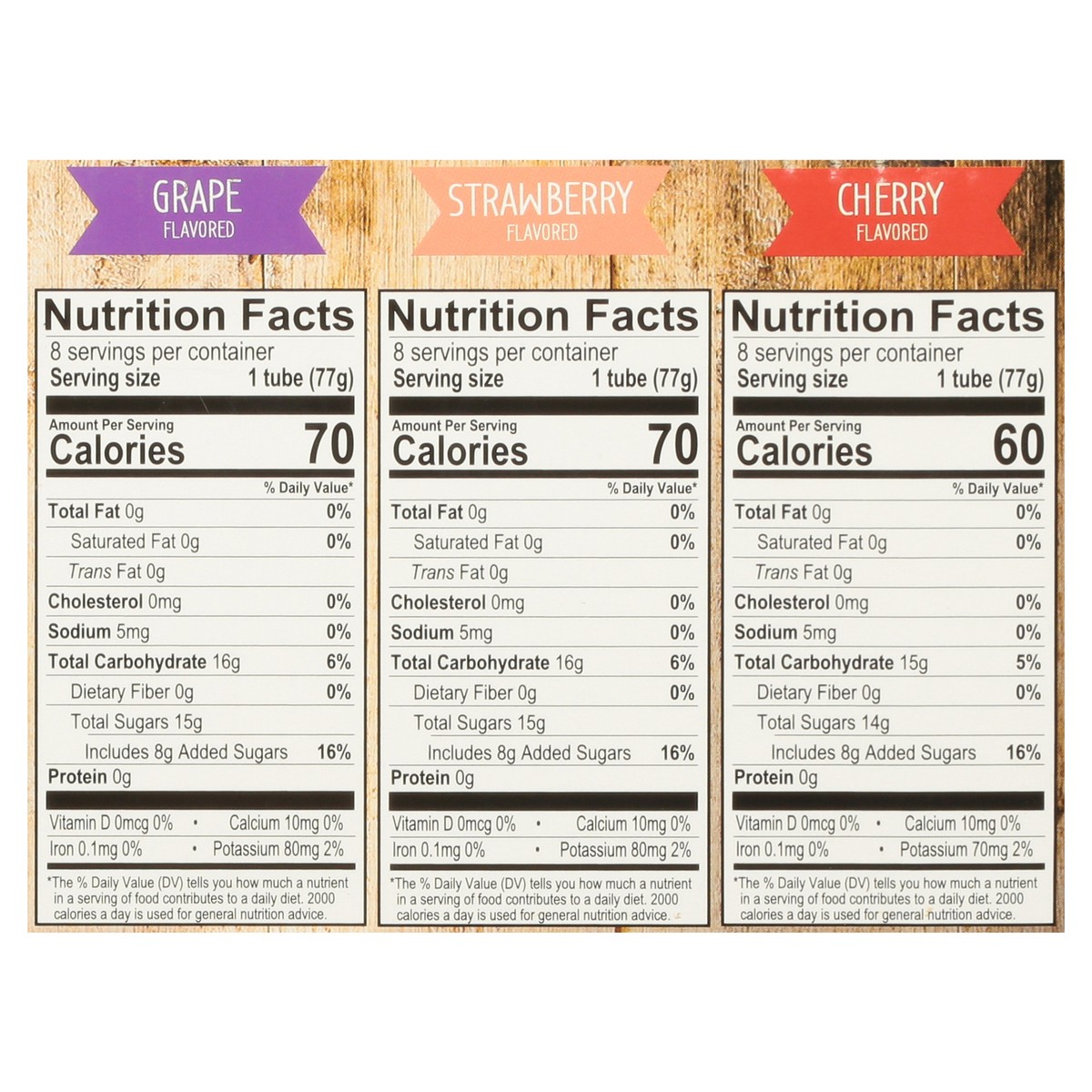 slide 11 of 12, Whole Fruit Organic Grape, Cherry & Strawberry Frozen Pop 24 - 3 fl oz Tubes, 24 ct