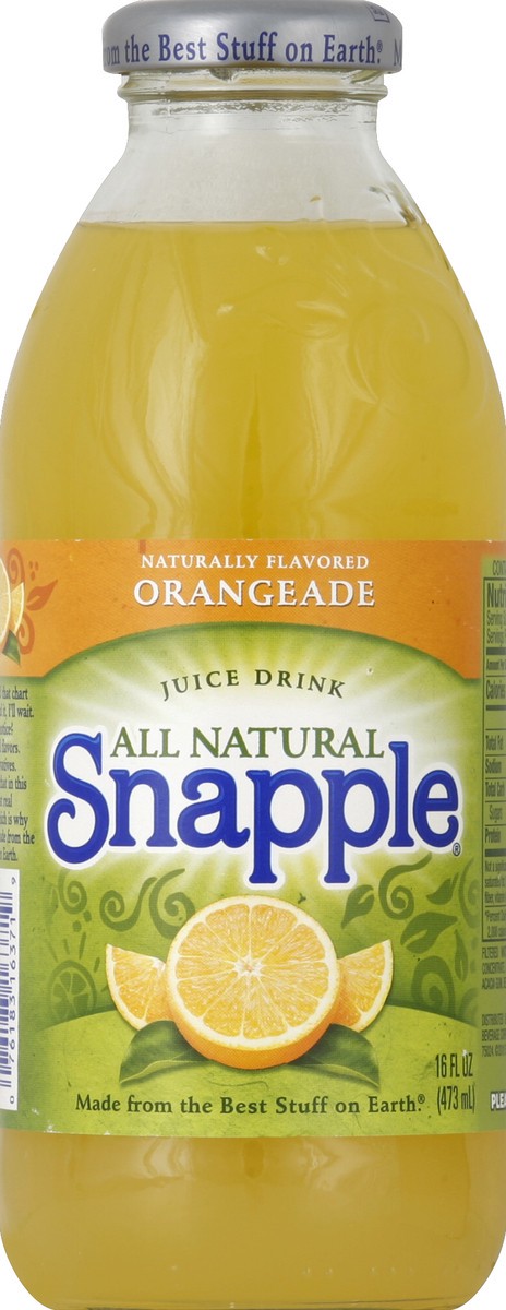 slide 3 of 4, Snapple Chicago Bears Orangeade - 16 fl oz, 16 fl oz