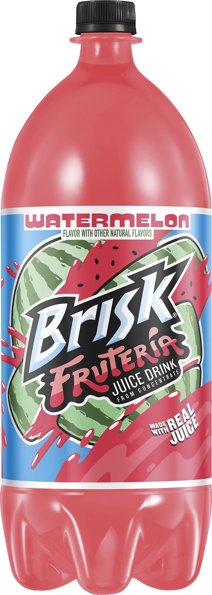 slide 3 of 3, Brisk Fruteria Watermelon Juice Drink 2 lt, 2 liter
