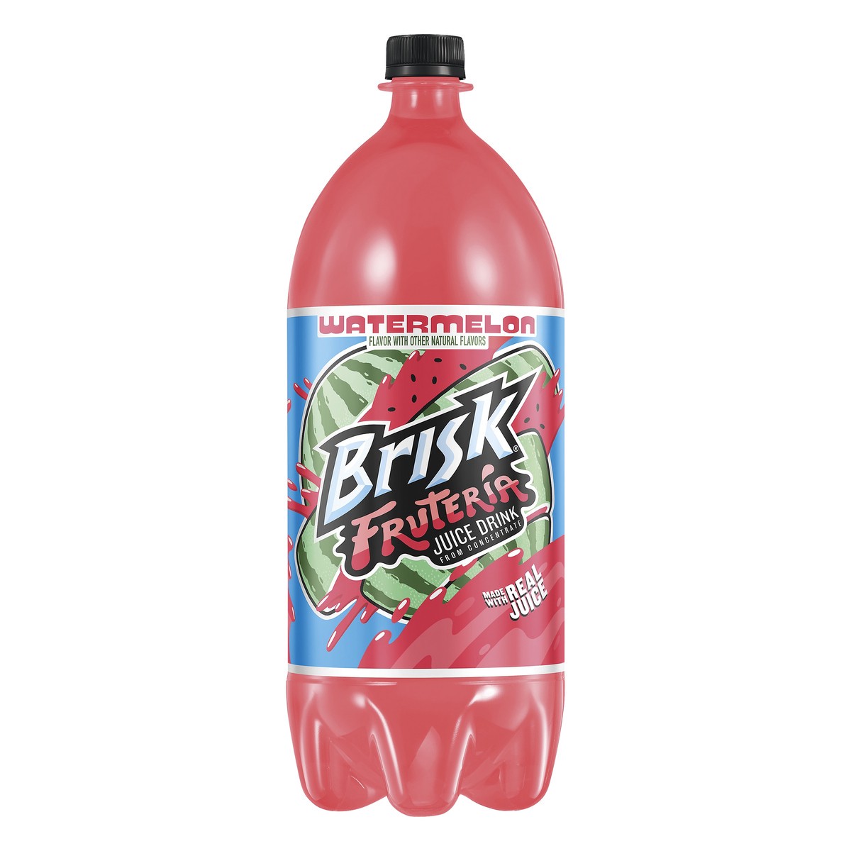 slide 1 of 3, Brisk Fruteria Watermelon Juice Drink 2 lt, 2 liter