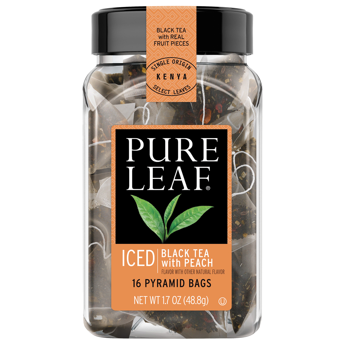 slide 3 of 7, Pure Leaf Iced Black Tea With Peach - 16 ct, 16 ct