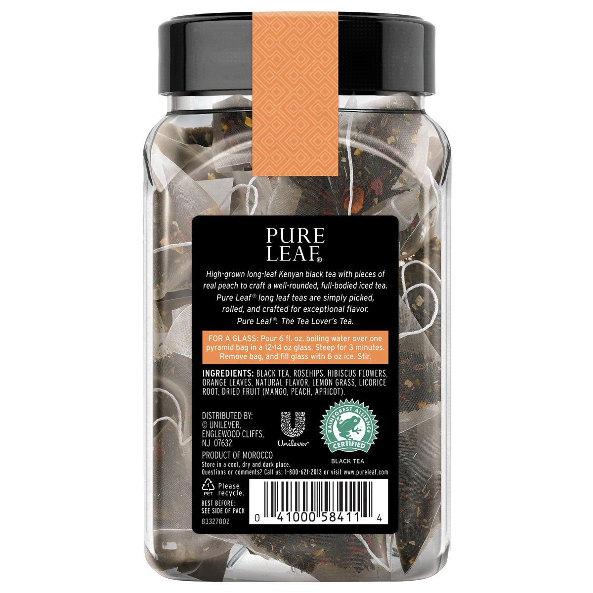 slide 7 of 7, Pure Leaf Iced Black Tea With Peach - 16 ct, 16 ct