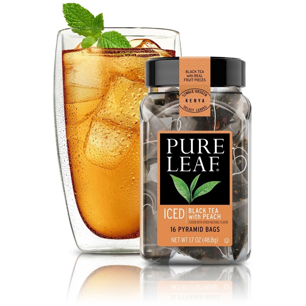 slide 5 of 7, Pure Leaf Iced Black Tea With Peach - 16 ct, 16 ct