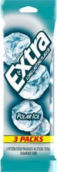 EXTRA Polar Ice Sugarfree Gum, multipack (3 packs total)