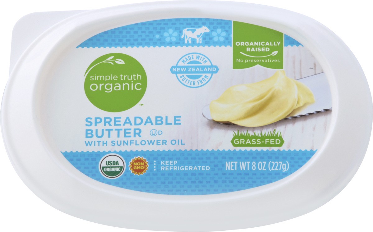 slide 9 of 10, Simple Truth Organic Grass-Fed Spreadable Butter, 8 oz