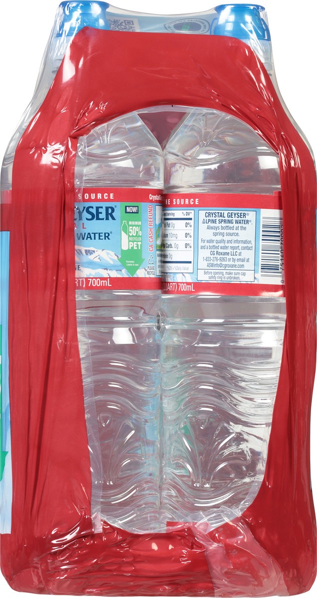 slide 7 of 9, Crystal Geyser Natural Alpine Spring Water - 6 ct, 6 ct; 700 ml